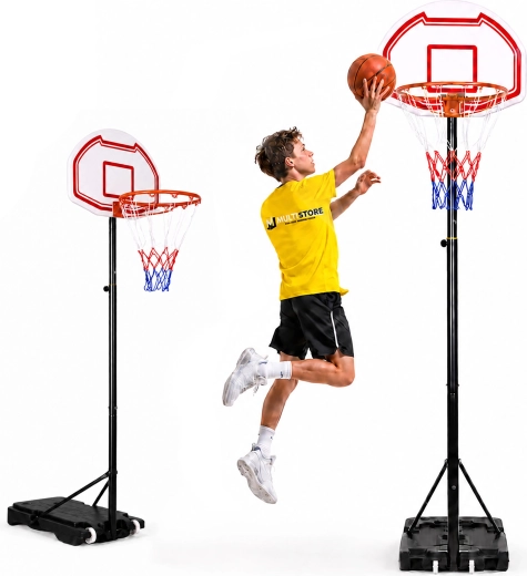 MOVEPRO volně stojící basketbalový koš s nastavitelnou výškou do 210 cm