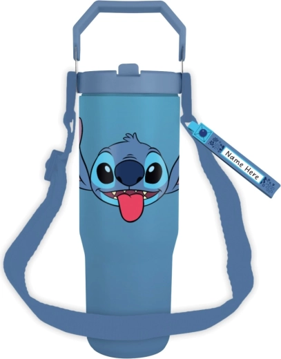 Lilo a Stitch cestovní hrnek s popruhem