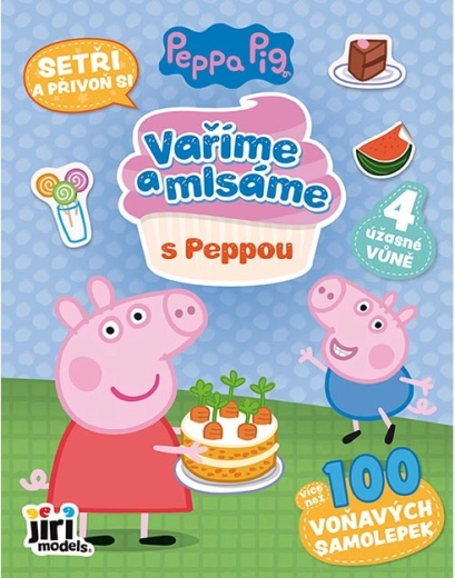 Vaříme a mlsáme Prasátko Peppa – samolepková knížka