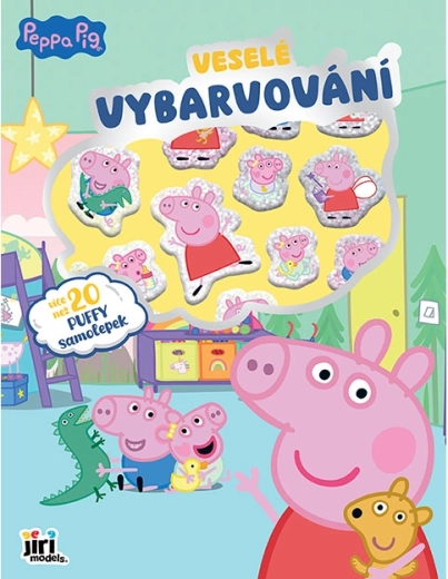 Veselé vybarvování se samolepkami Prasátko Peppa