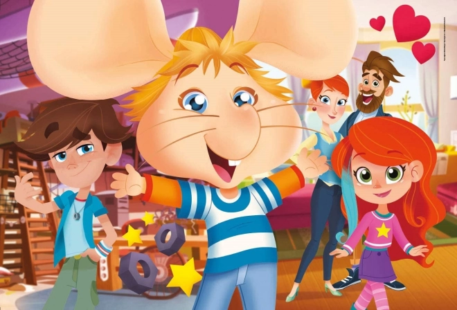 Puzzle CLEMENTONI Myšák Gigio MAXI 60 dílků