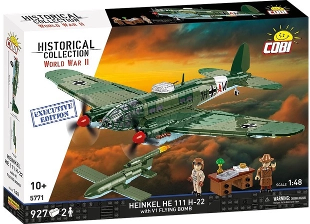 Stavebnice COBI Heinkel He 111 H-22 s létající bombou V1 (1:48)