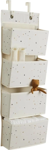 3 Sprouts závěsný organizér recycled terrazzo cream