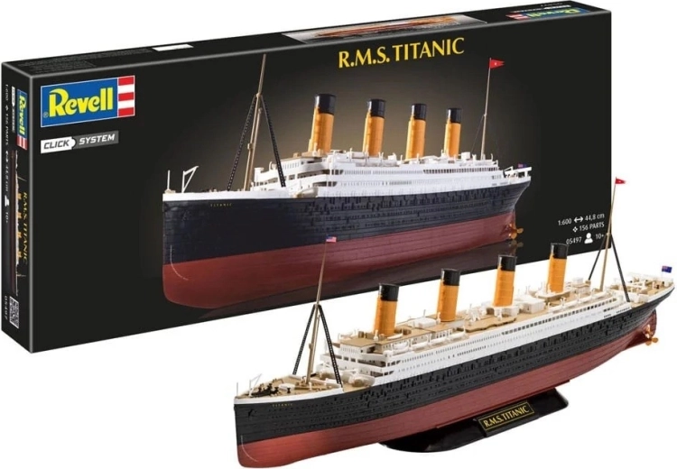 Plastikový model lodi RMS Titanic 1:600 multicolor