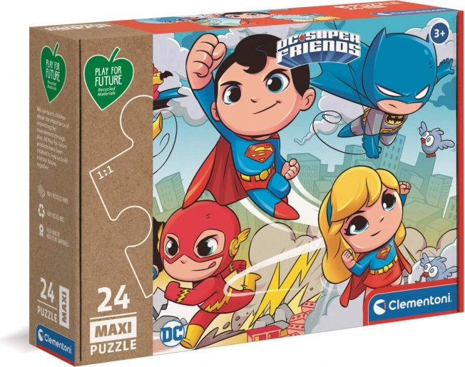 Clementoni puzzle DC Super Friends MAXI 24 dílků