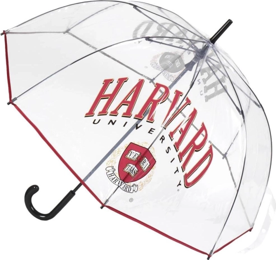 Průhledný XL deštník Harvard - 1 kus