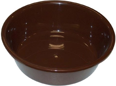 Plastové umyvadlo 36 cm hnědé