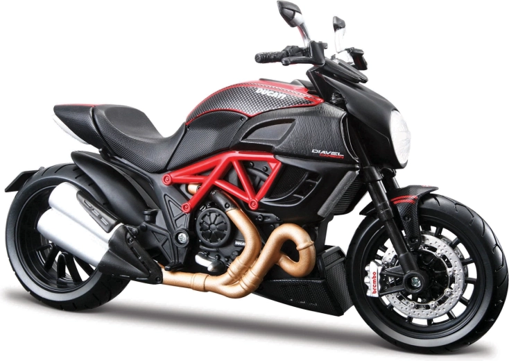 Maisto Ducati Diavel Carbon motocykl ke sestavení 1:12