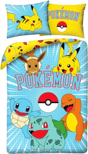 Pokémon bavlněné povlečení 140 × 200 cm + 70 × 90 cm
