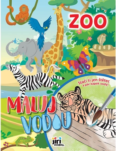 Maluj vodou A4 zoo