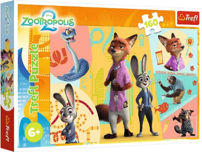 Puzzle Zootopie 2 – společně ve Zootopii 160 dílků