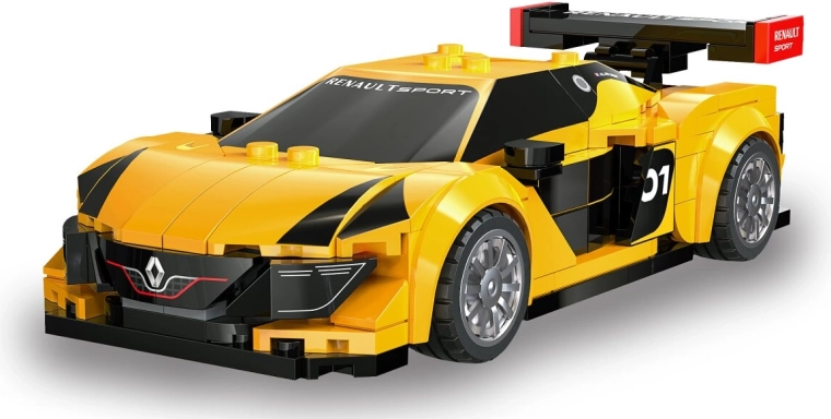 Stavebnice CaDA Renault Sport RS.01 1:24 žlutá