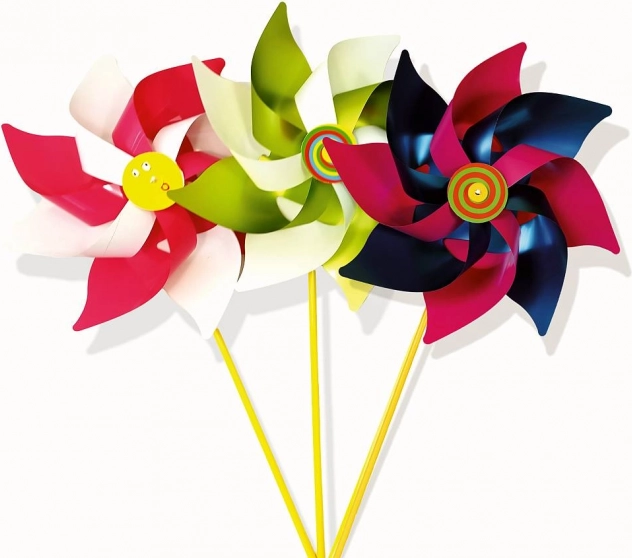 Maxi pestrobarevný větrník