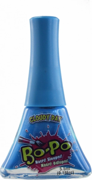 EP Line BO-PO slupovací lak na nehty pro děti tmavě modrý měnící barvu cloudy day - 1 kus