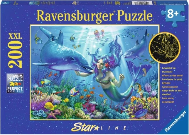 Svítící puzzle Podvodní ráj XXL 200 dílků RAVENSBURGER