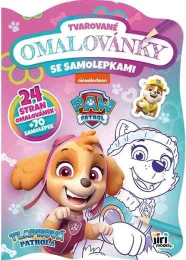 Tvarované omalovánky Tlapková patrola