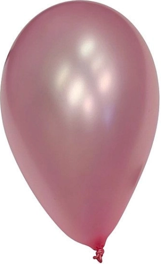Balónky 23 cm – metalický mix barev, 12 ks