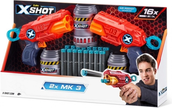 Vystřelovač X-Shot Excel MK 3 dvojitý balíček