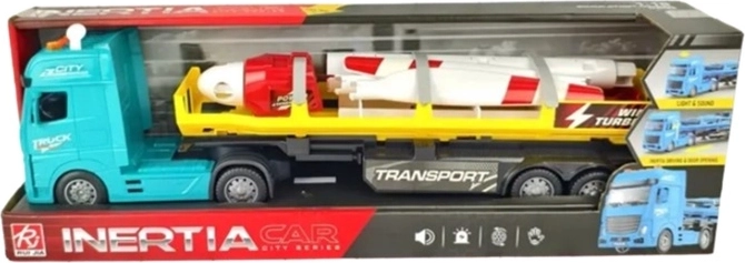 Dětské nákladní auto – laweta s větrníkem, se světlem a zvukem