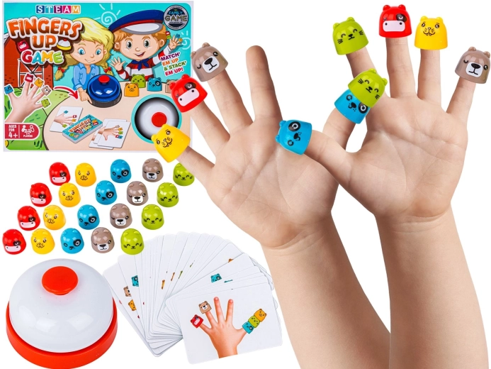 Fingers Up Game – postřehová hra s naparstky a zvonečkem