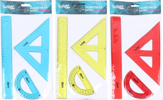 Geometrická sada Flexi barevná