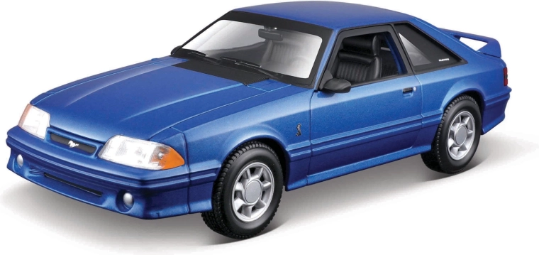 Maisto 1993 Ford Mustang SVT Cobra metalicky modrý 1:24