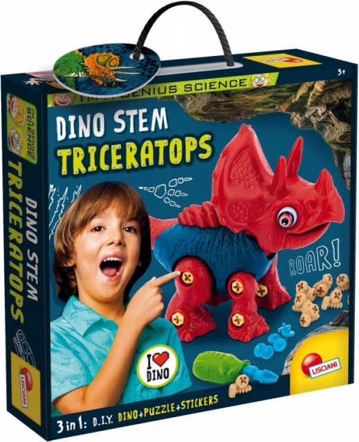 Konstrukční sada I'm A Genius Dino Steam - Triceratops