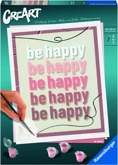 CreArt Be Happy malířská sada pro teenagery