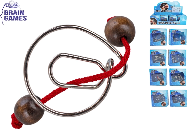 Kovové hlavolamy Brain Games – sada 8 variant