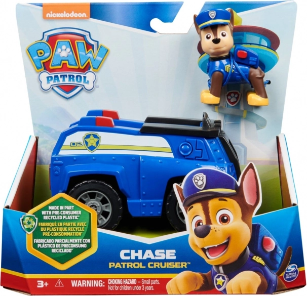 Paw Patrol eco policejní vůz s figurkou Chase