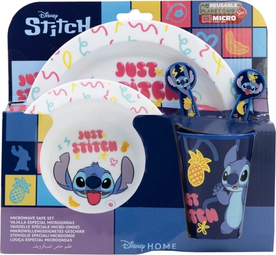 Dětská jídelní sada 5v1 STITCH