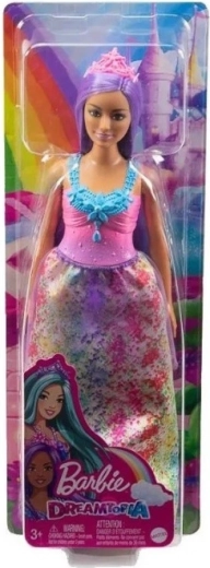 Panenka Barbie Dreamtopia fialové vlasy
