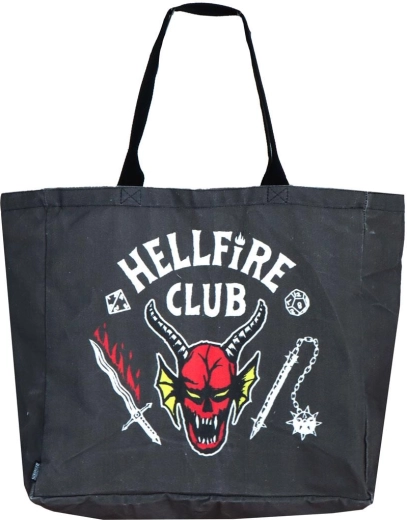 Látková nákupní taška XL Stranger Things Hellfire Club - 1 kus