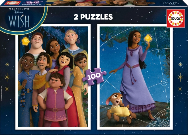 Educa puzzle Přání 2×100 dílků