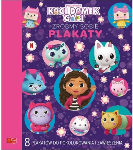 Koci domek Gabi: udělejme si plakáty