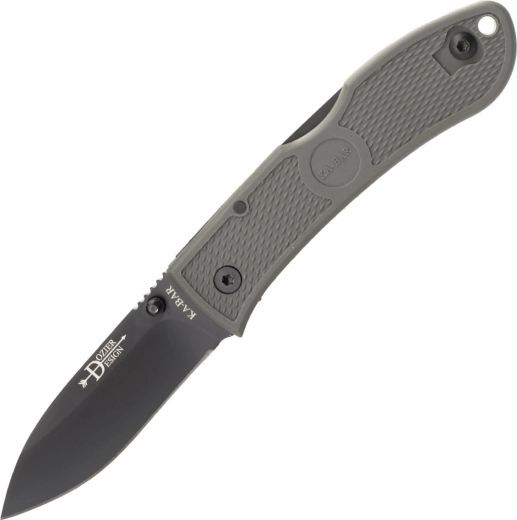 Zavírací nůž KA-BAR Dozier Hunter, černá čepel, zelená rukojeť Zytel