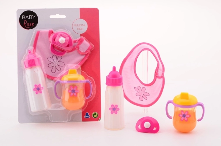 Baby Rose jídelní čas – herní set pro panenku - 1 kus