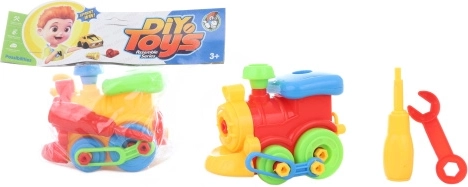 Šroubovací plastová lokomotiva pro děti