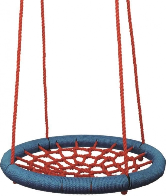 Houpací kruh Woody červeno-modrý