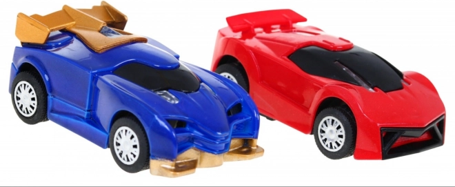 Dětský závodní autodráha 7 m se změnou rychlosti a světly, 2 autíčka