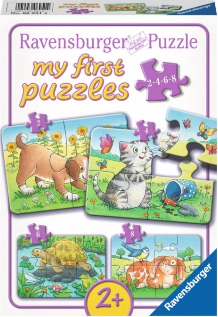 Moje první puzzle domácí mazlíčci 4v1 RAVENSBURGER