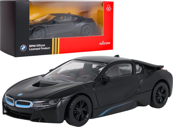 Kovový model BMW i8 Rastar v měřítku 1:43 – Černá