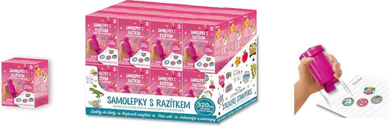 Samolepkové razítko CONCORDE jednorožci a princezny – 320 samolepek