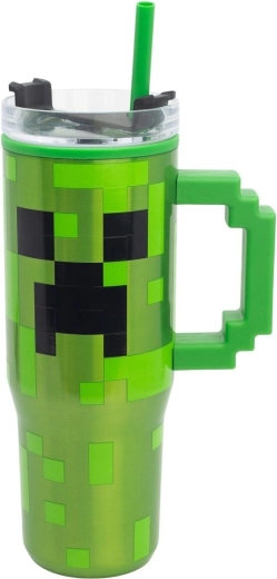 Termohrnek s brčkem Minecraft 770 ml