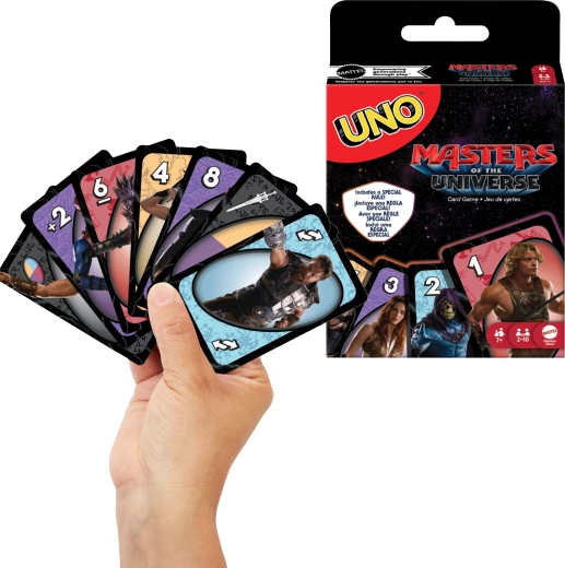 Mattel Uno masters of the universe – wladci vesmiru