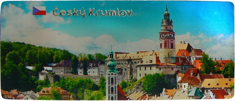 Magnetka Český Krumlov – stylový suvenýr
