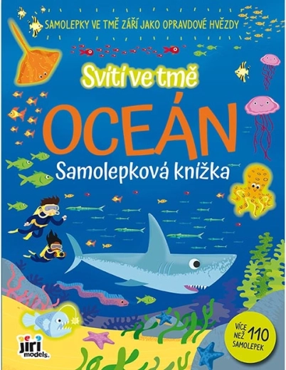 Svítí ve tmě – oceán (samolepková knížka)