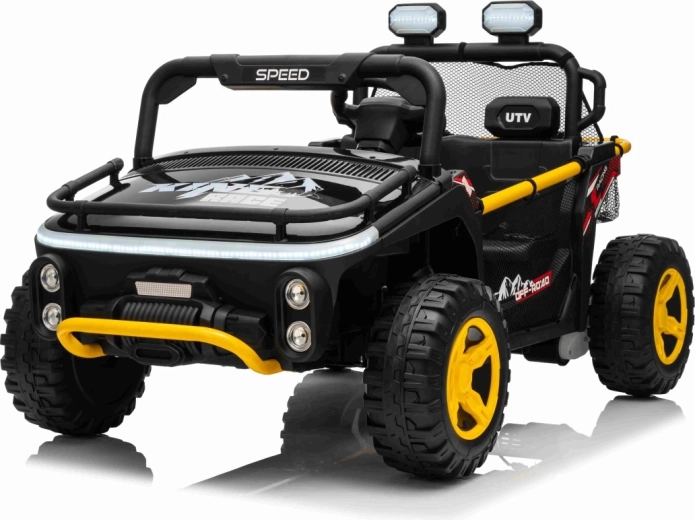 Dětské elektrické auto buggy UTV SPEED 24V, černé