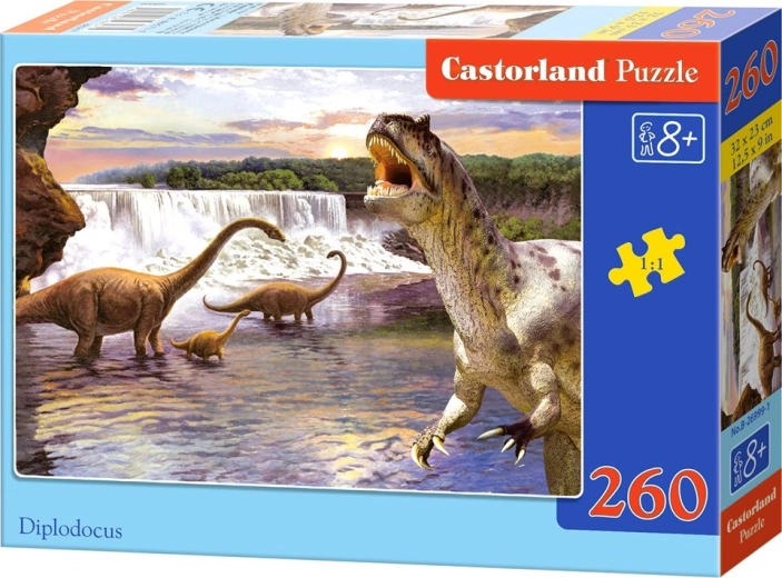 Dětské puzzle Diplodocus 260 dílků