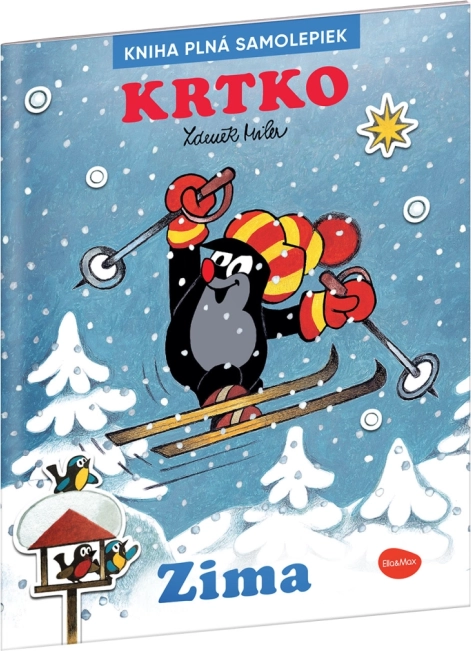 Krtko a Zima - kniha samolepek